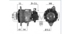  ALTERNATORE NUOVO MESSMER MITSUBISHI 210281A